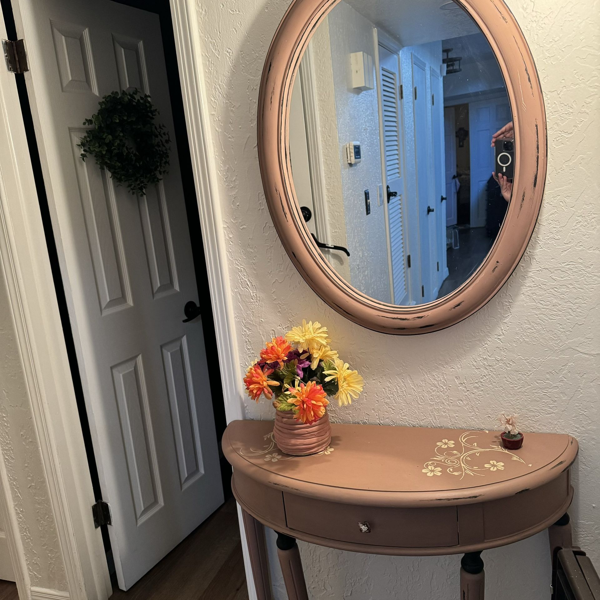 Mirror And Table