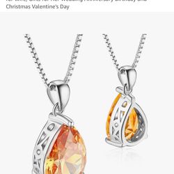 Pendant Necklace Gifts for Women, 'Heart of The Eternal' Gifts for Wife Girlfriend Sister, Anniversary Eternity Jewelry Present for Wife, Gifts for He