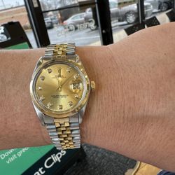 36mm Two Tone Date Just Rolex