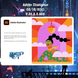 Adobe Illustrator May 2021 V25.2.3.259 Windows & Mac