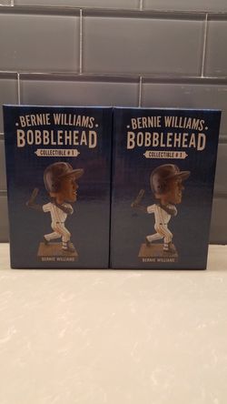 Bernie Williams Yankee SGA bobblehead bobble