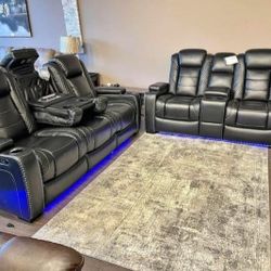 PARTY TIME POWER RECLINING SET