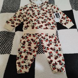 Minnie Mouse Toddler Sweatshirt And Sweatpants Set - New