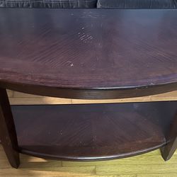 Behind Couch Table 