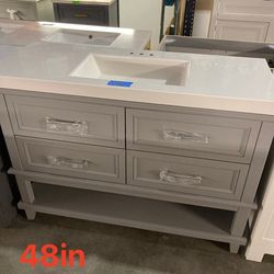 48in Bathroom Vanity with Top