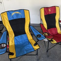 Outdoor Folding Camping Chair, Heavy Duty Arm Chair with Cup Holder