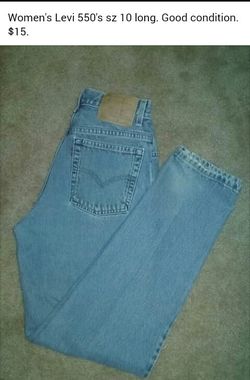 WOMEN'S LEVI 550 JEANS