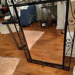 A VERY LARGE MIRROR  BEAUTIFUL DESIGNED