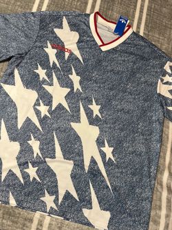 USA denim jersey vintage adidas throwback size 2xl