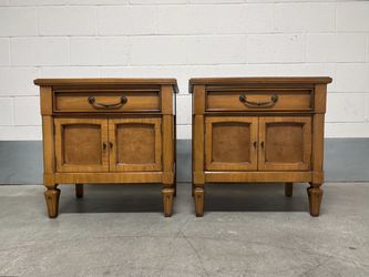 Gorgeous mid century pair of nightstands