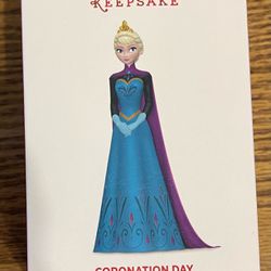 NEW 2017 Hallmark Disney FROZEN Elsa's CORONATION DAY Keepsake Ornament