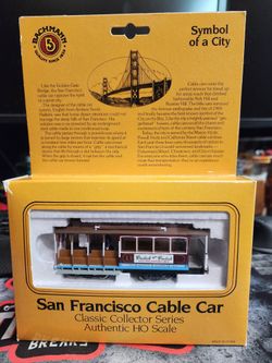 Bachmann Classic Collector Series San Francisco Cable Car 60541 HO Scale