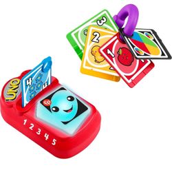Fisher-Price Baby & Toddler Toy Laugh & Learn Counting and Colors UNO Game