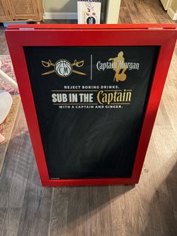 Captain Morgan Chalkboard