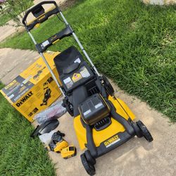 2x20V MAX 21 in. Cordless Battery Powered Self Propelled Lawn Mower Kit with (2) 10 Ah Batteries and Chargers