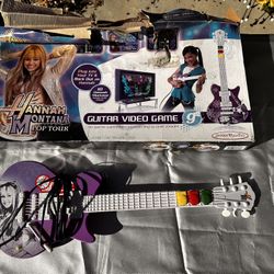 Hannah Montana Pop Tour Guitar Video Game – $30