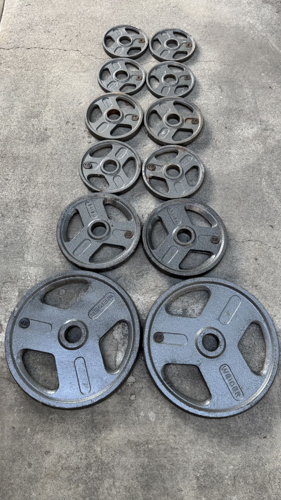 Weider Olympic Weight Set