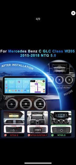 8 Core 4G+64G Car Stereo Radio for Mercedes Benz C-Class C180 C200 C230 C250 C300 C350 W204 S204 2006-2011 with 1280x720P IPS Touch Screen Carplay And