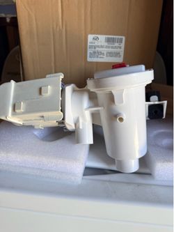 Upgraded 280187 (contact info removed) Front Load Clothes Washer Drain Pump Filter Assembly, 120V 60Hz 0.70W...