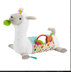 Fisher-Price Baby Toy Grow-with-Me Tummy Time Llama Wedge: Supportive Fun for Your Little One! 