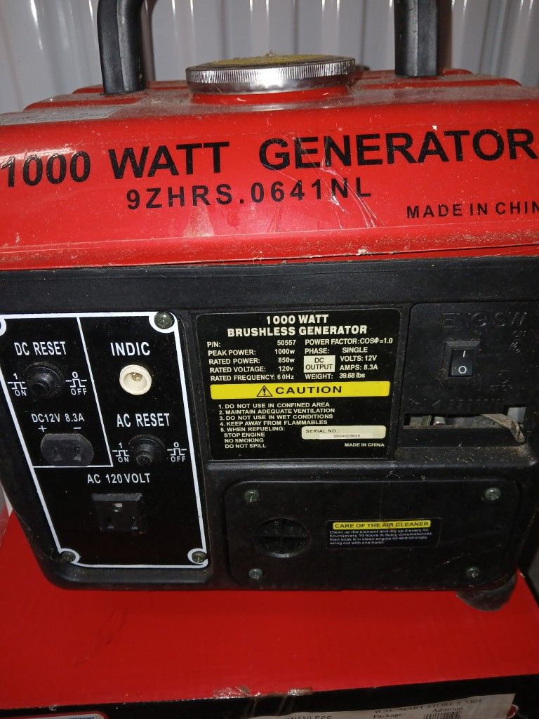 1000 Watt Generator 