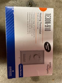White Rodgers heating thermostat