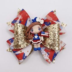 4th Of July Hairbows