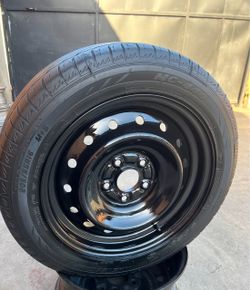 1 GOOD USED RIM & TIRE FOR SPARE SUBARU 16X6 1/2  5X100 205/55R16 MASTERCRAFT TIRE $50 PICKUP ONLY