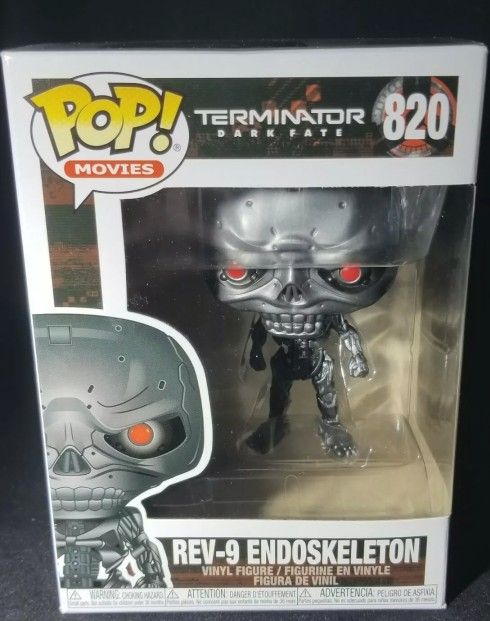 Terminator Dark Fate #820 - Rev-9 Endoskeleton - Funko Pop! Movies (Brand New)