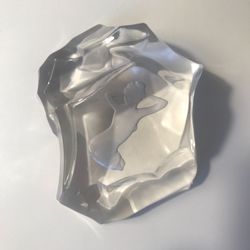 VINTAGE WENTZ NUDE INTAGLIO CRYSTAL PAPERWEIGHT VAL ST LAMBERT 4" L x 3.75 “W x 2” tall- Reduced
