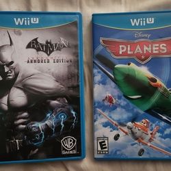 Batman Arkham City  Armored Edition  and Disney Planes For Wii U