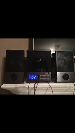 Radio and CD player