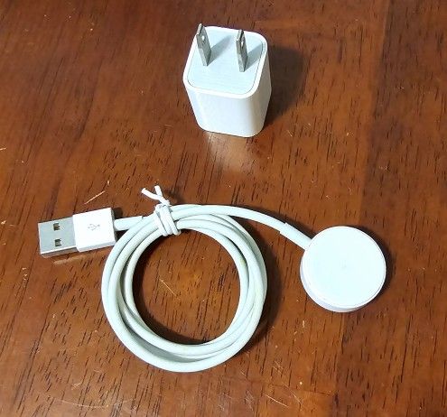Apple Watch Magnetic Charger UBA-A GENUINE A w/ power adapter A1385 5W