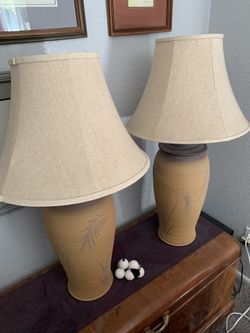 Two Ceramic Lamps