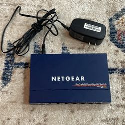 NETGEAR 8-Port Gigabit Ethernet Unmanaged Switch (GS108) - Desktop or Wall Mount, and Limited Lifetime 