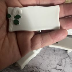 Classic Porcelain Place Cards 5piece 