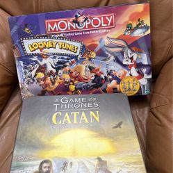 Special Edition Board Games - Monopoly, Catan- NEW Open Box 