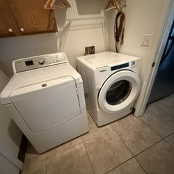 Maytag dryer and Whirlpool washer for sale