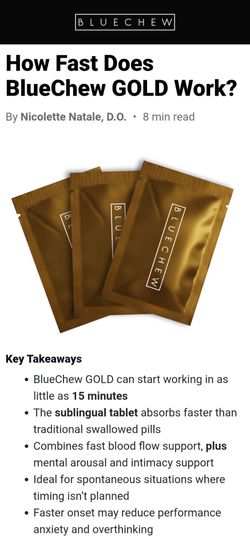 Gold bluechew