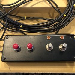 Peavey bandit 112, custom channel selector, and reverb switch