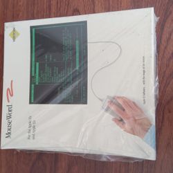 Vintage Mouse Word for Apple IIc Apple IIe Software Brand New Seal Is Torn RARE