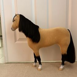 Tan american girl doll horse