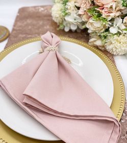 Pink Linen Napkins
