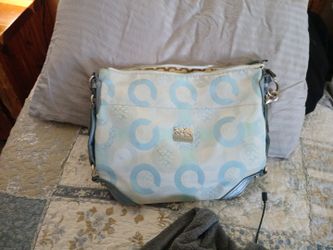 Lite Blue Coach Purse