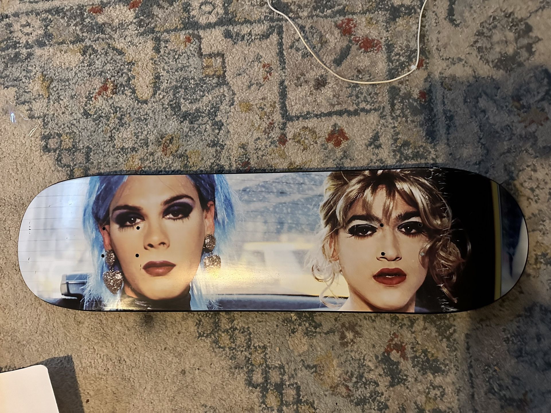 NAN GOLDIN x Supreme 'Misty and Jimmy Paulette..' 2018 Skateboard Skate Deck