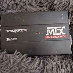 Terminator Car Amplifier MTX - TNA251 Mono Block - 250 Watts RMA TNP212D2 Approx 12x7