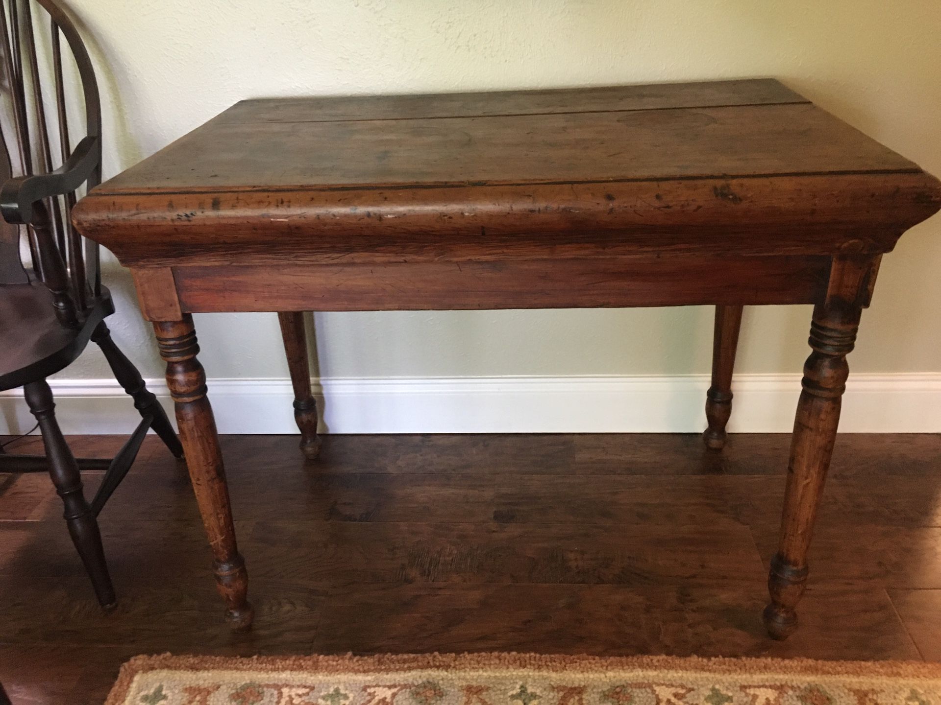 Antique primitive table