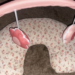 Nursing Pillow With Activity Toy Bar