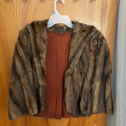 Vintage Mink fur Cape