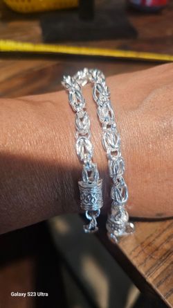 **New Thick & beautiful 925 Sterling Silver Bracelet